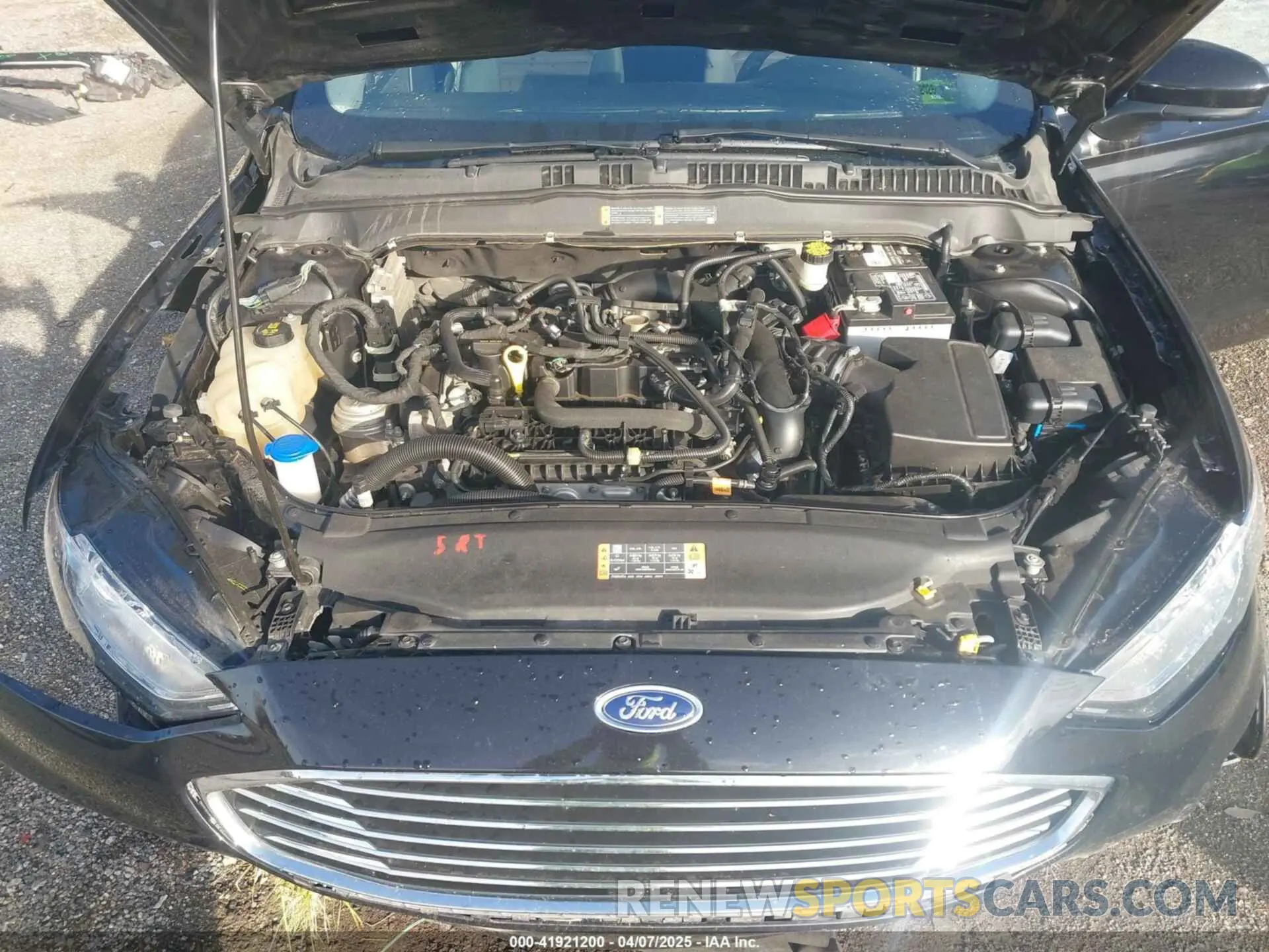 10 fotografías del automóvil dañado 3FA6P0HD6KR203724 FORD FUSION 2019