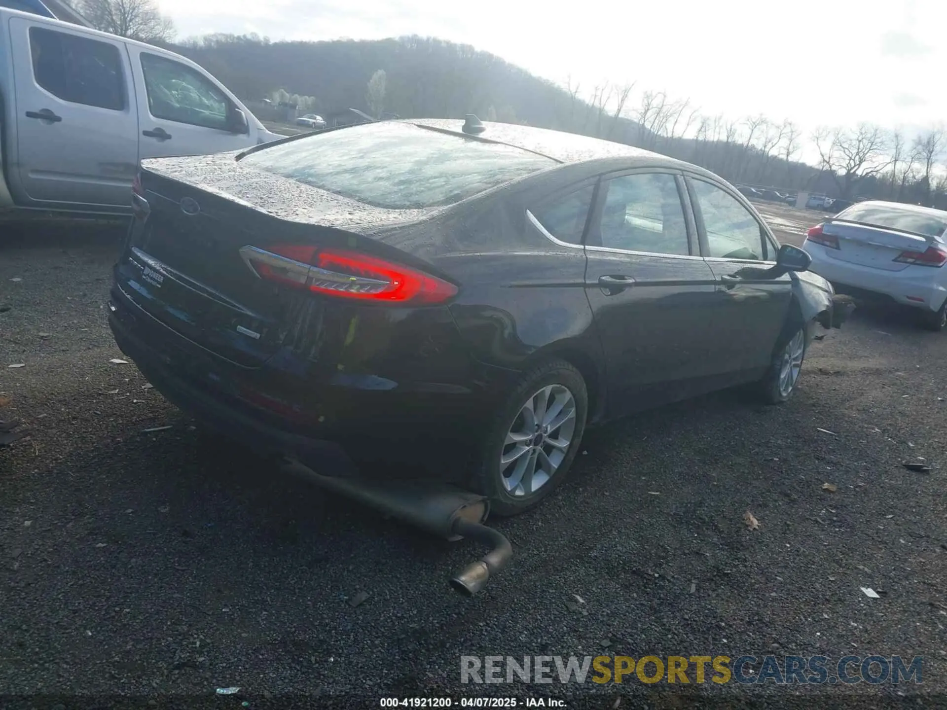 4 fotografías del automóvil dañado 3FA6P0HD6KR203724 FORD FUSION 2019