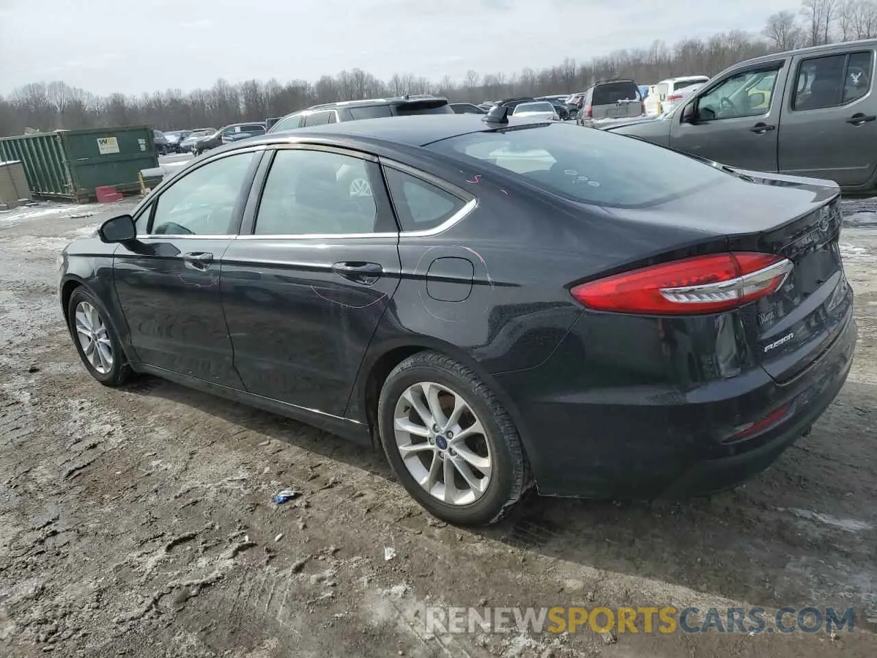 2 fotografías del automóvil dañado 3FA6P0HD6KR248596 FORD FUSION 2019