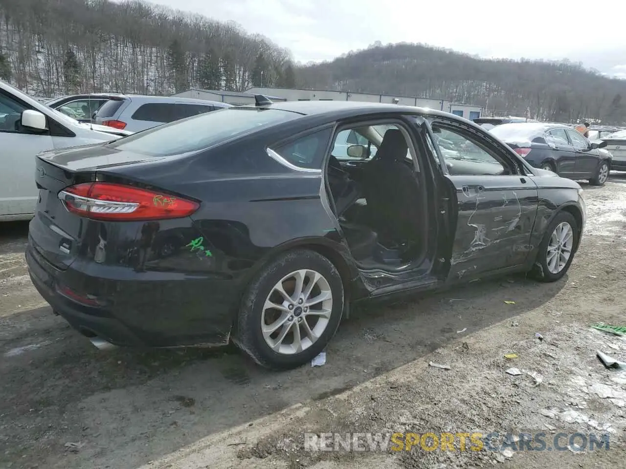 3 fotografías del automóvil dañado 3FA6P0HD6KR248596 FORD FUSION 2019