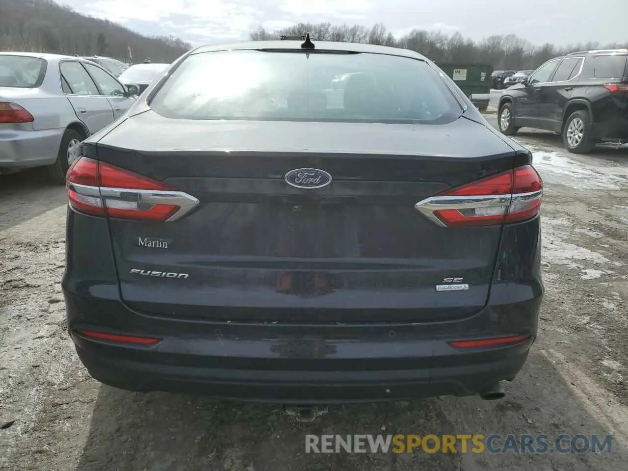 6 fotografías del automóvil dañado 3FA6P0HD6KR248596 FORD FUSION 2019