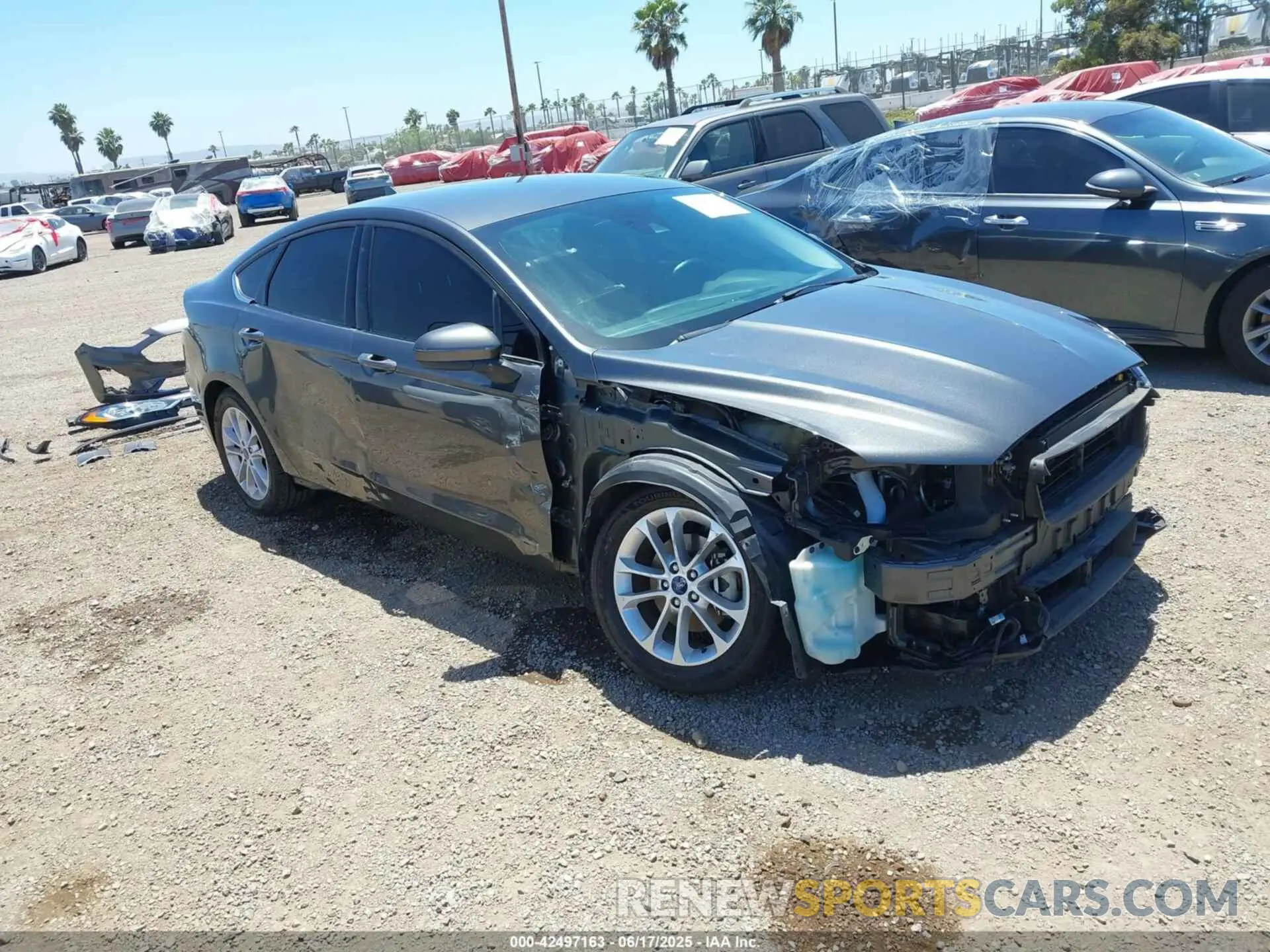 1 fotografías del automóvil dañado 3FA6P0HD6KR251742 FORD FUSION 2019