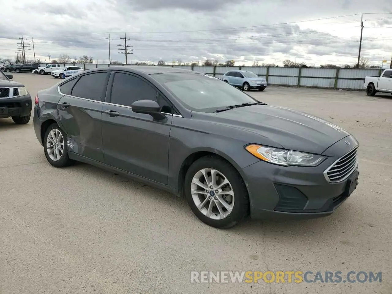 4 fotografías del automóvil dañado 3FA6P0HD6KR262059 FORD FUSION 2019
