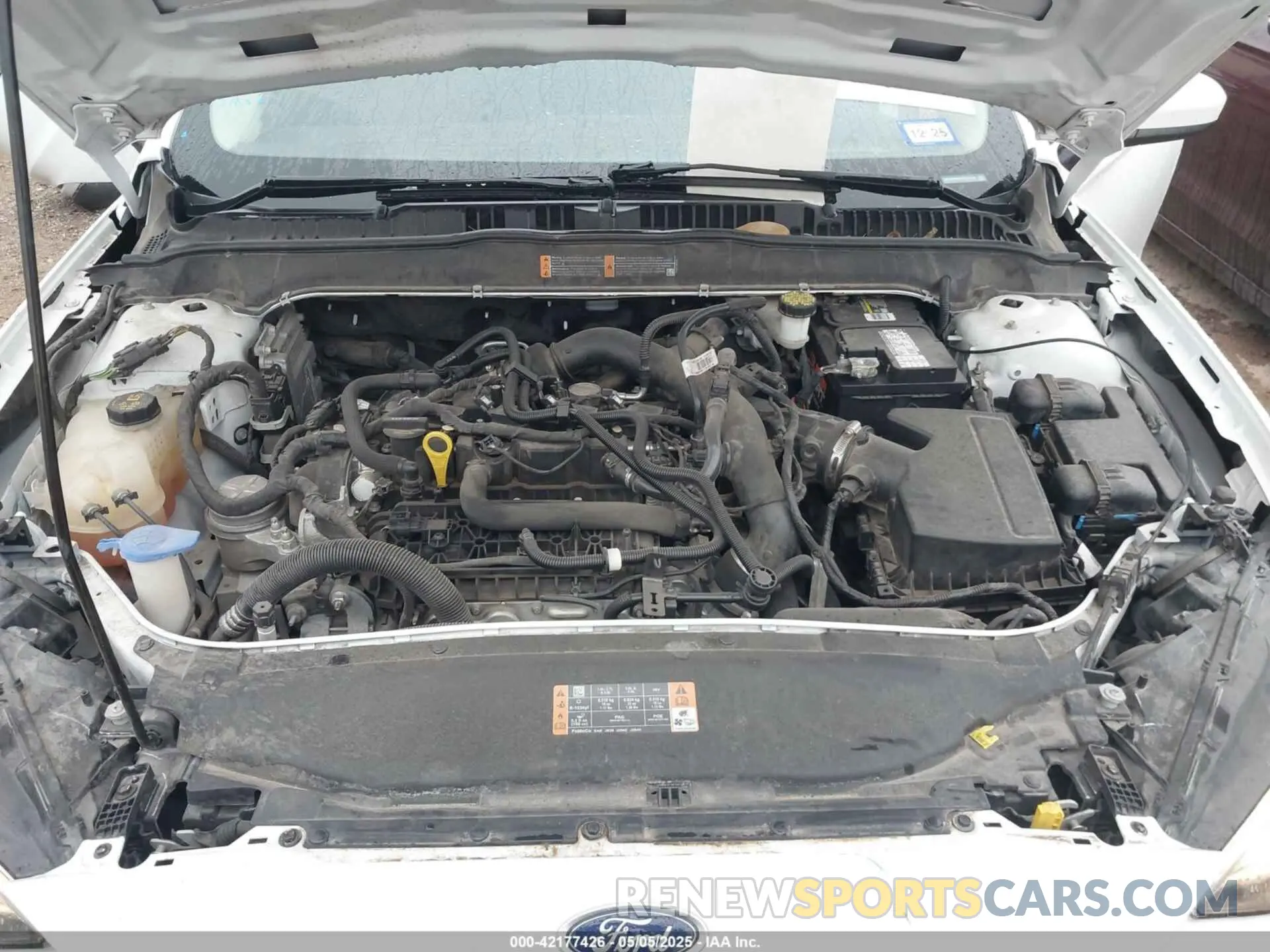 10 fotografías del automóvil dañado 3FA6P0HD7KR103180 FORD FUSION 2019