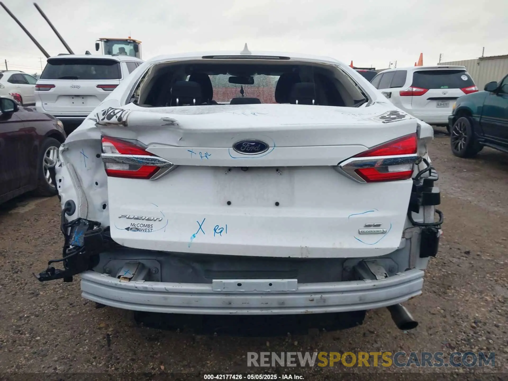 17 fotografías del automóvil dañado 3FA6P0HD7KR103180 FORD FUSION 2019