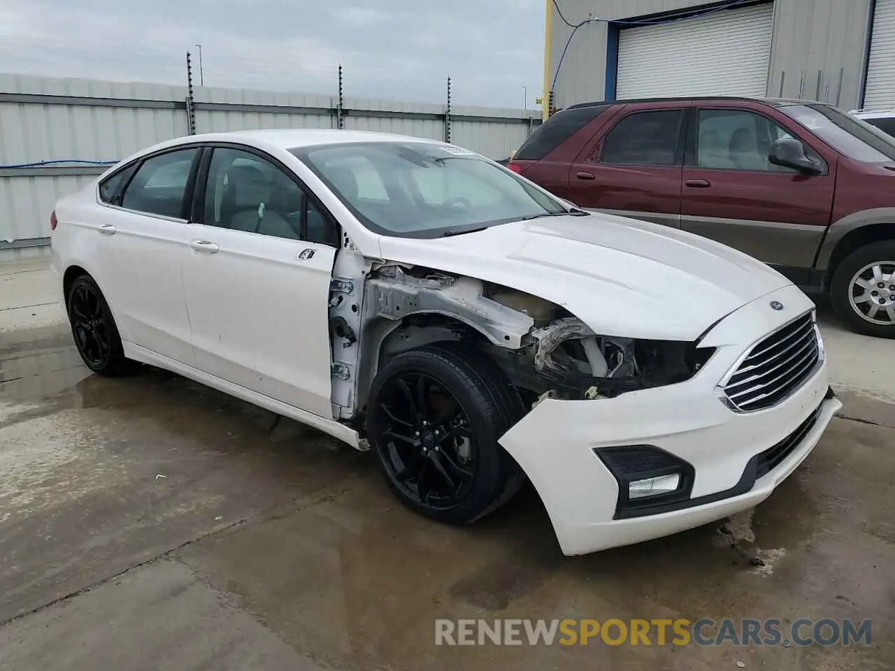 4 fotografías del automóvil dañado 3FA6P0HD7KR146465 FORD FUSION 2019