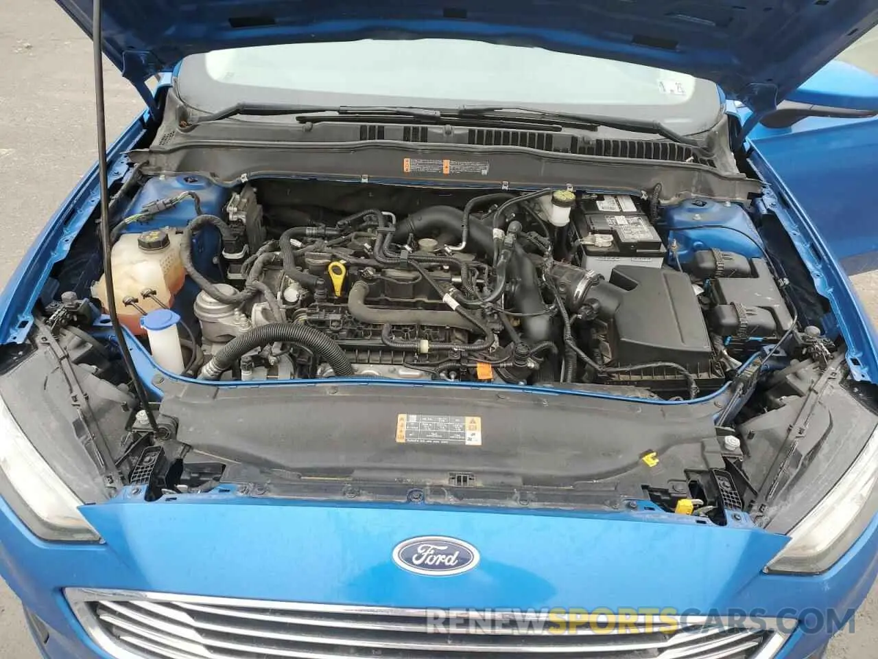12 fotografías del automóvil dañado 3FA6P0HD7KR203456 FORD FUSION 2019