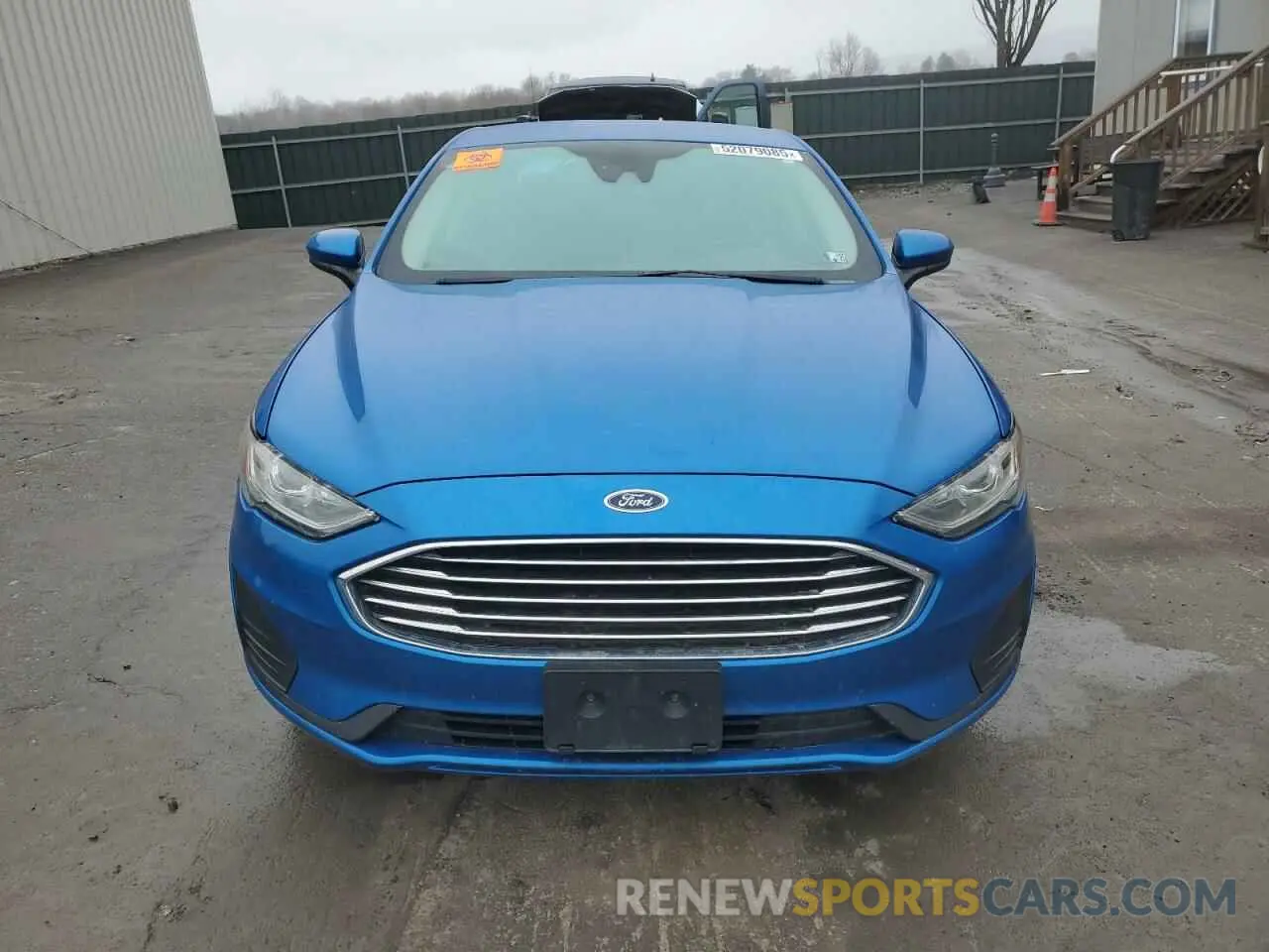 5 fotografías del automóvil dañado 3FA6P0HD7KR203456 FORD FUSION 2019