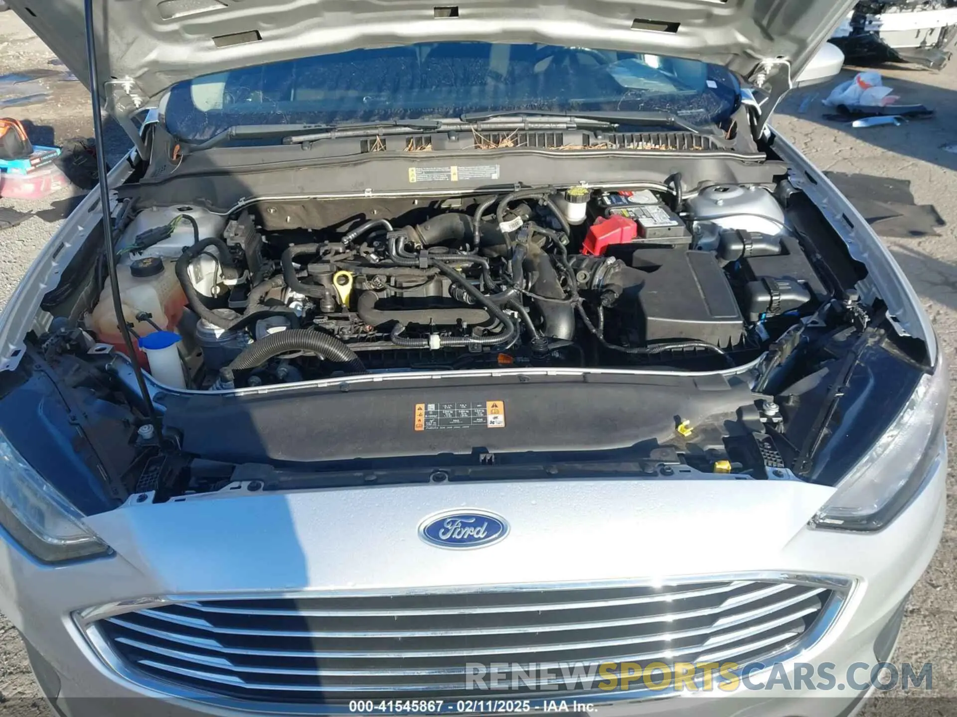 10 fotografías del automóvil dañado 3FA6P0HD8KR115323 FORD FUSION 2019
