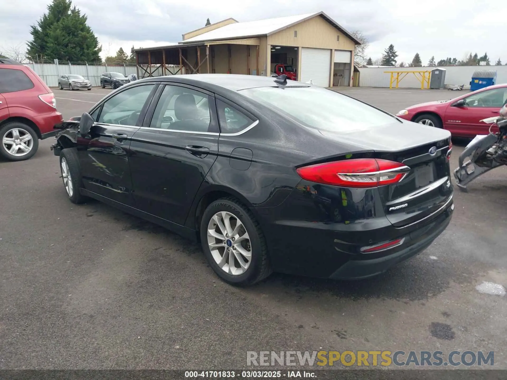 3 fotografías del automóvil dañado 3FA6P0HD8KR179507 FORD FUSION 2019