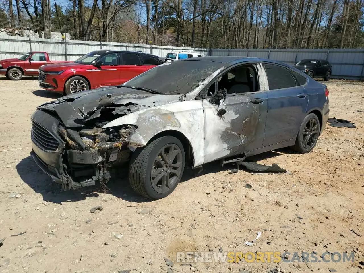 1 fotografías del automóvil dañado 3FA6P0HD8KR228799 FORD FUSION 2019