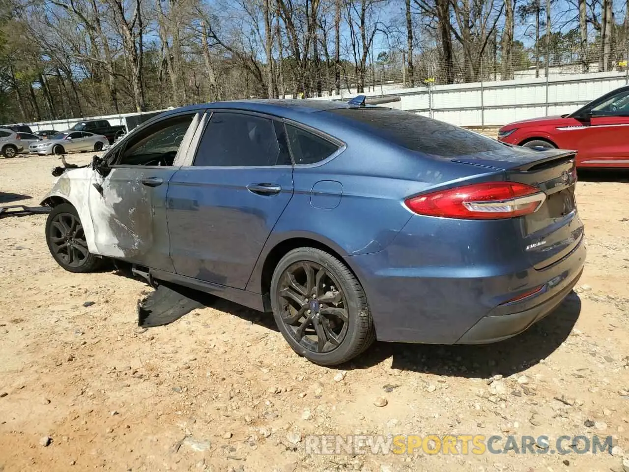 2 fotografías del automóvil dañado 3FA6P0HD8KR228799 FORD FUSION 2019