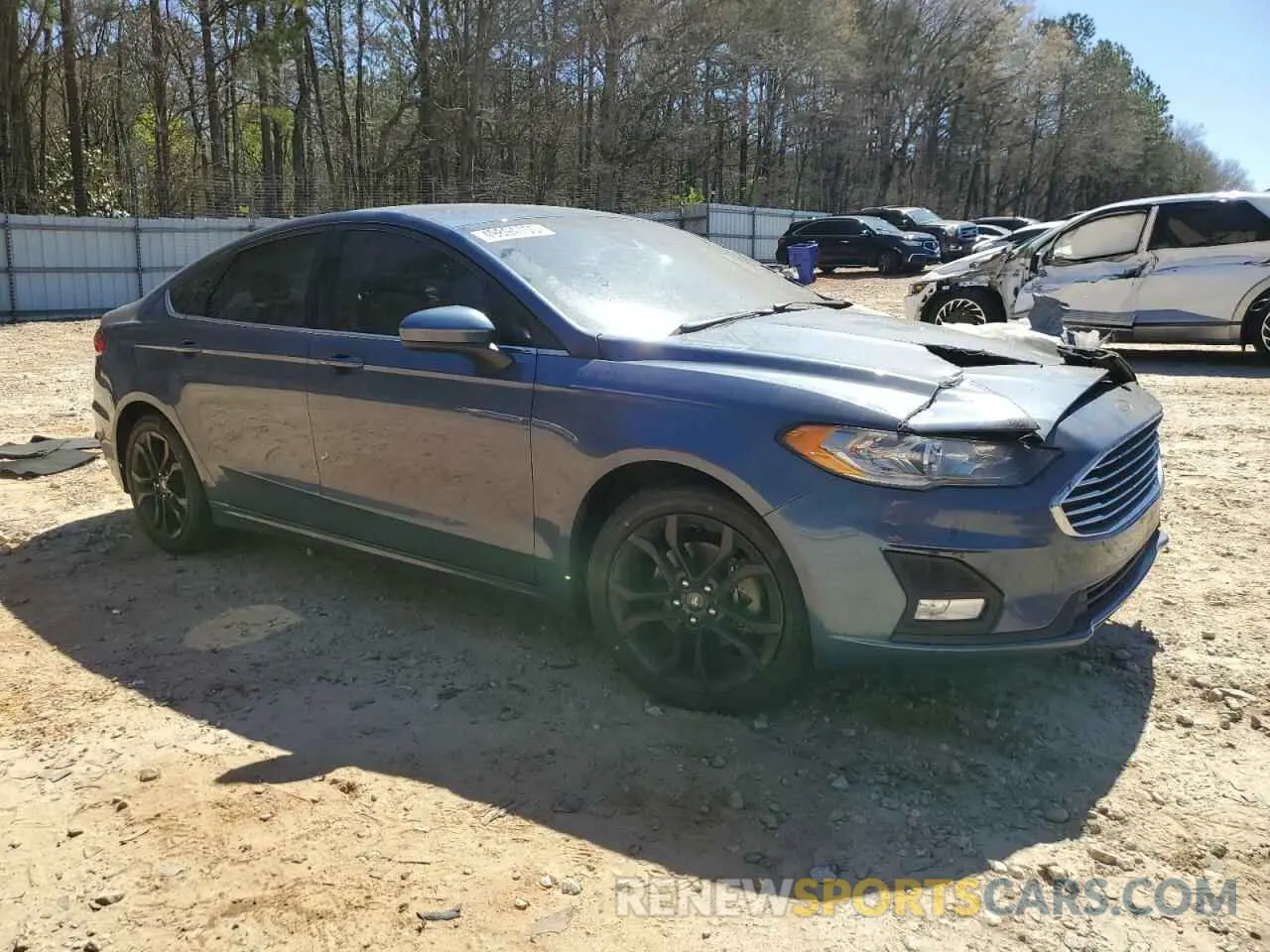 4 fotografías del automóvil dañado 3FA6P0HD8KR228799 FORD FUSION 2019