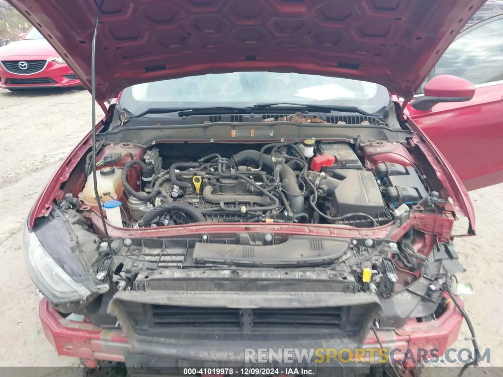 10 fotografías del automóvil dañado 3FA6P0HD8KR229239 FORD FUSION 2019