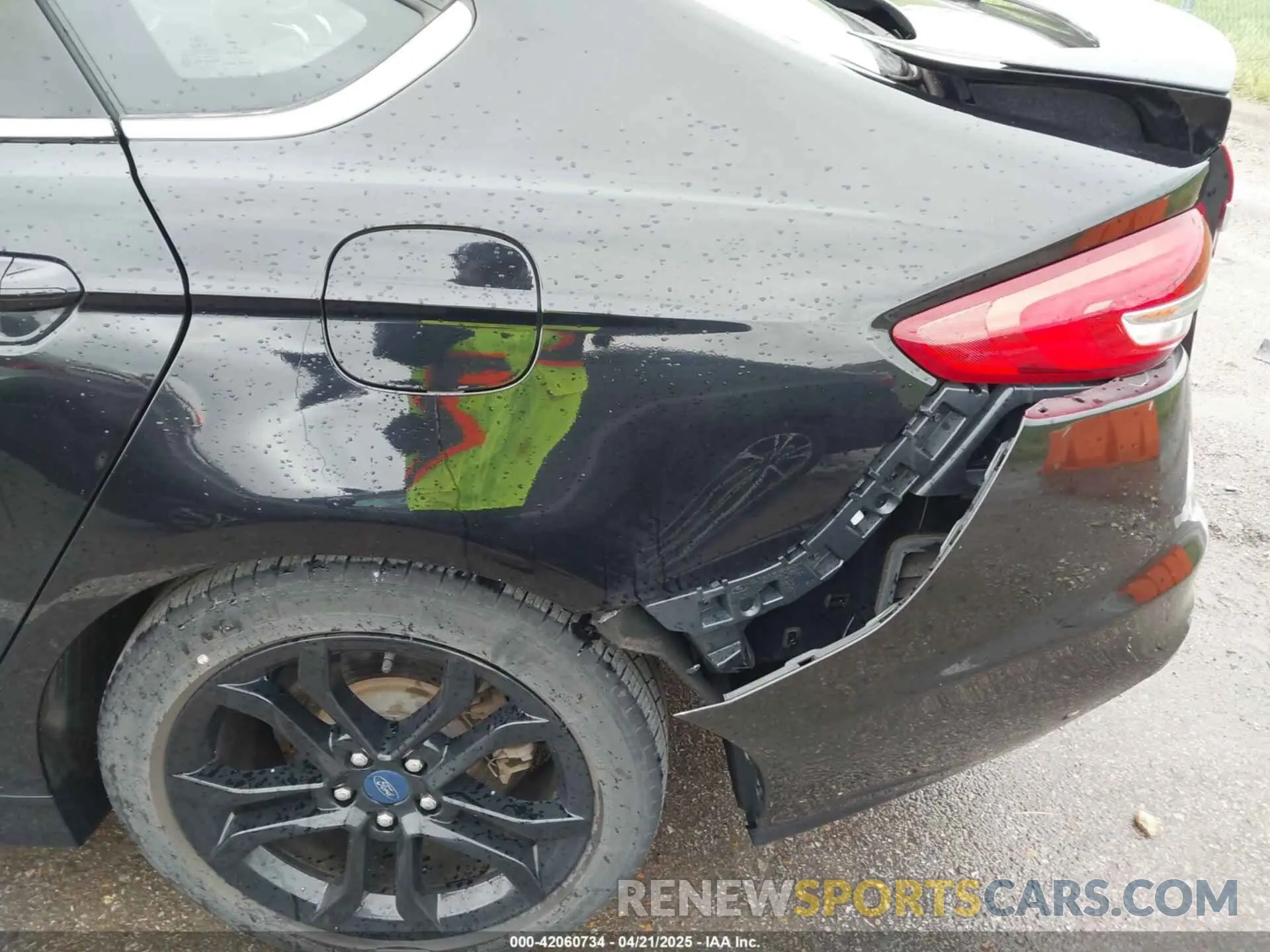 6 fotografías del automóvil dañado 3FA6P0HD8KR250818 FORD FUSION 2019