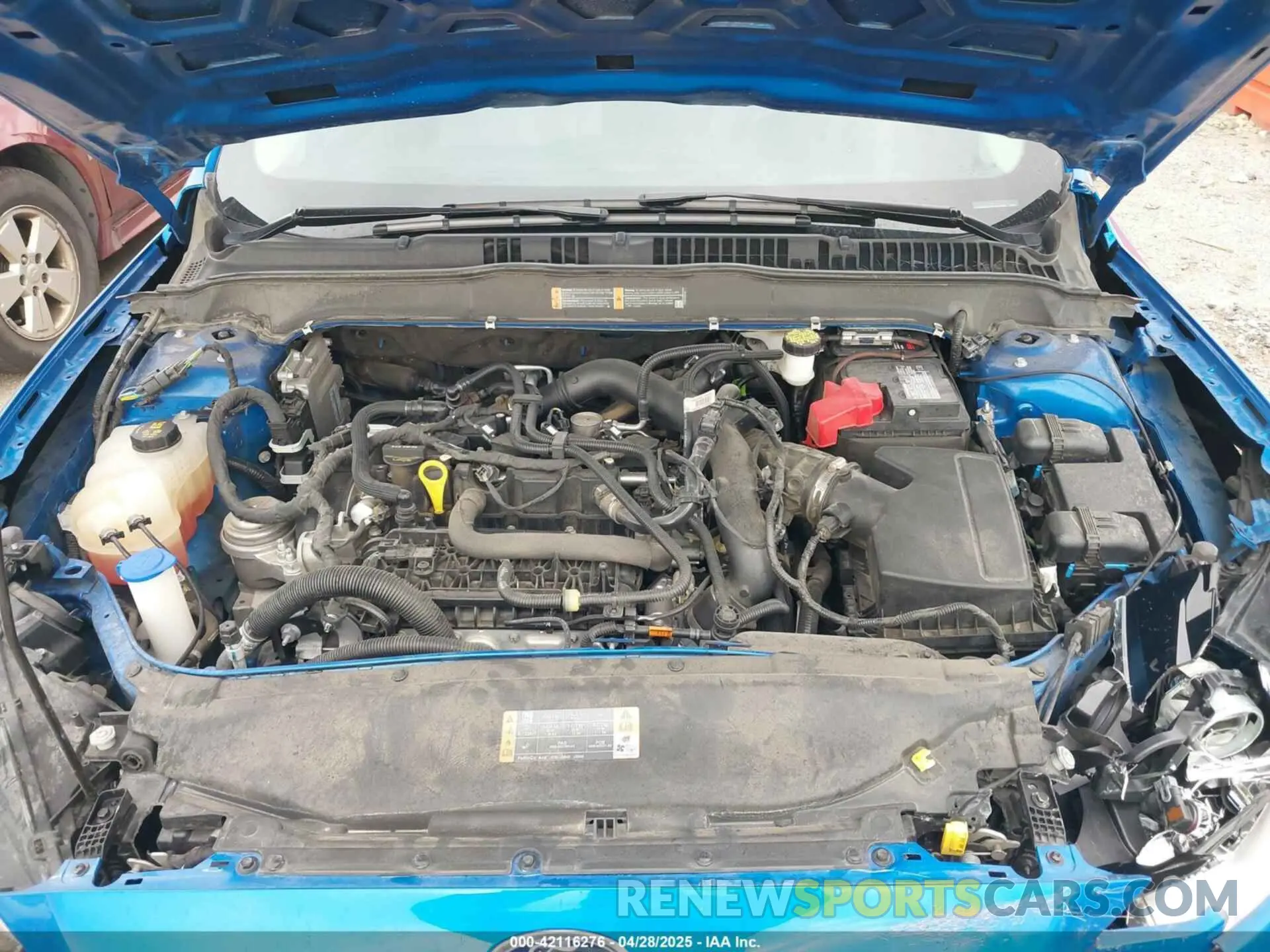 10 fotografías del automóvil dañado 3FA6P0HD8KR251595 FORD FUSION 2019