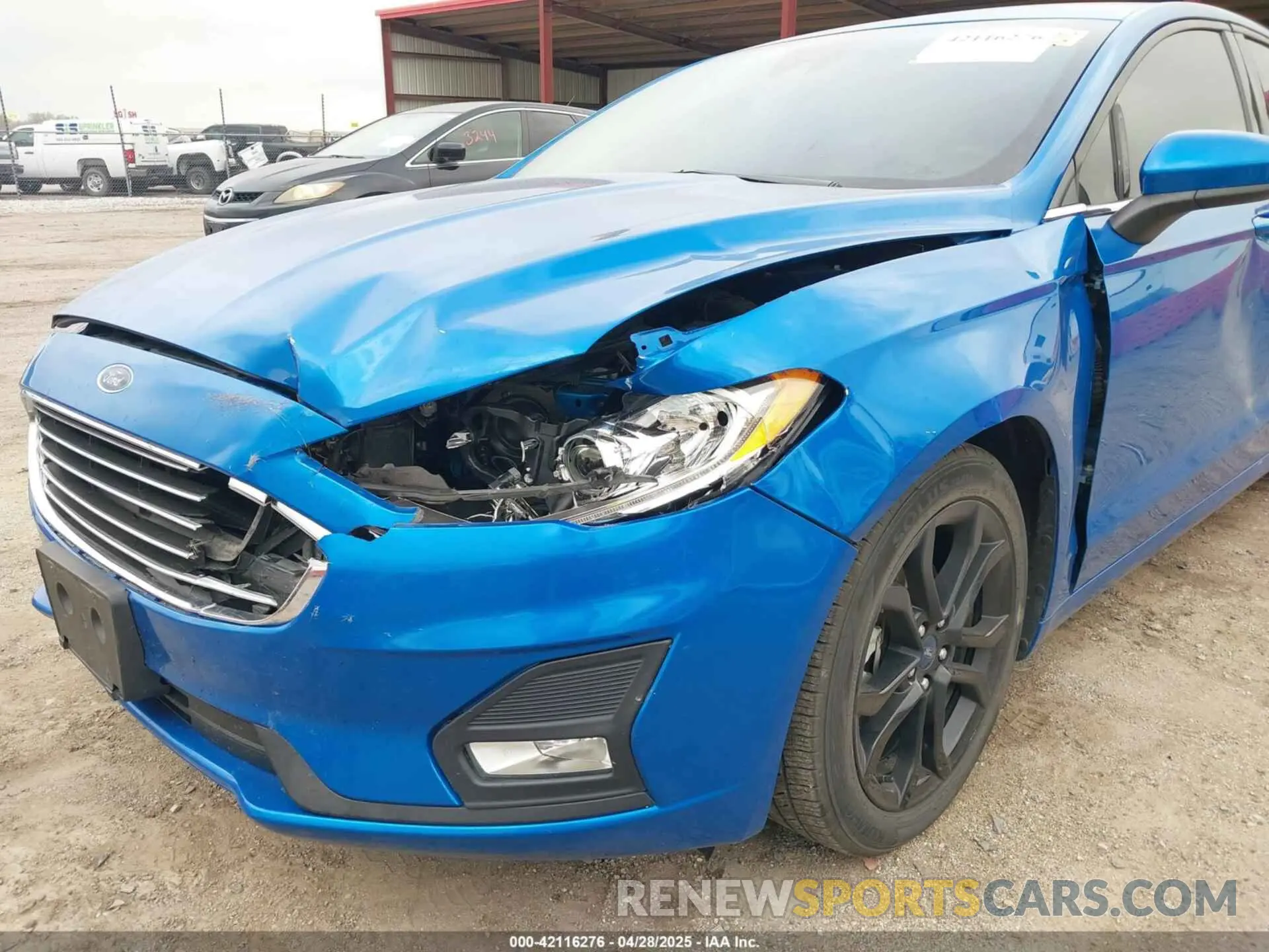 6 fotografías del automóvil dañado 3FA6P0HD8KR251595 FORD FUSION 2019