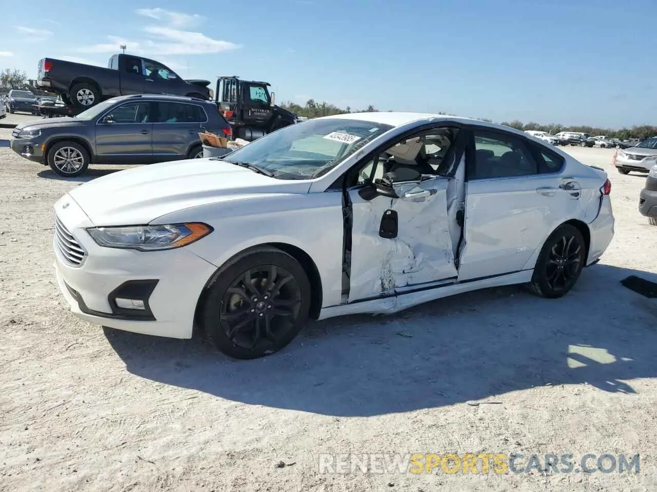 1 fotografías del automóvil dañado 3FA6P0HD8KR285861 FORD FUSION 2019