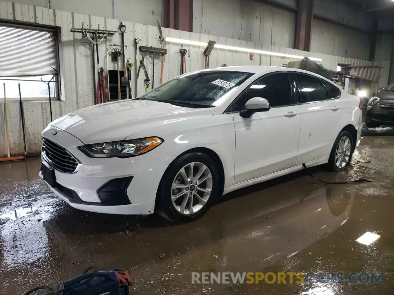 1 fotografías del automóvil dañado 3FA6P0HD9KR128968 FORD FUSION 2019