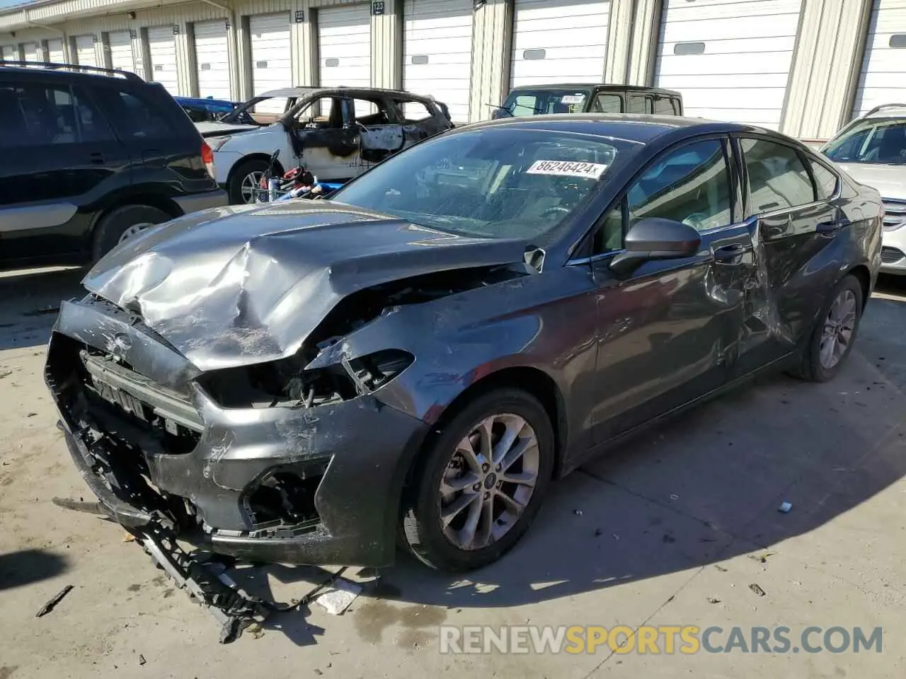 1 fotografías del automóvil dañado 3FA6P0HD9KR151179 FORD FUSION 2019