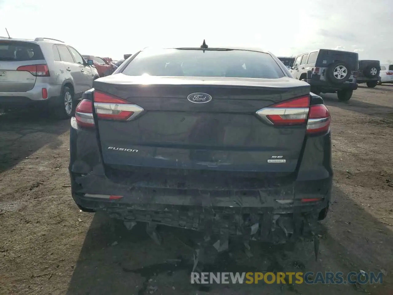 6 fotografías del automóvil dañado 3FA6P0HD9KR228679 FORD FUSION 2019