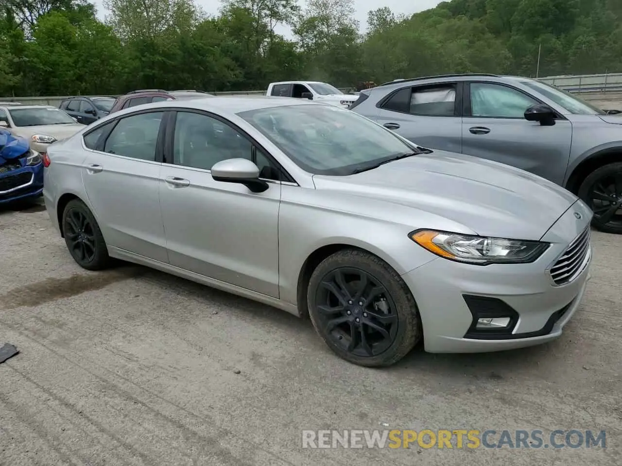 4 fotografías del automóvil dañado 3FA6P0HD9KR239830 FORD FUSION 2019