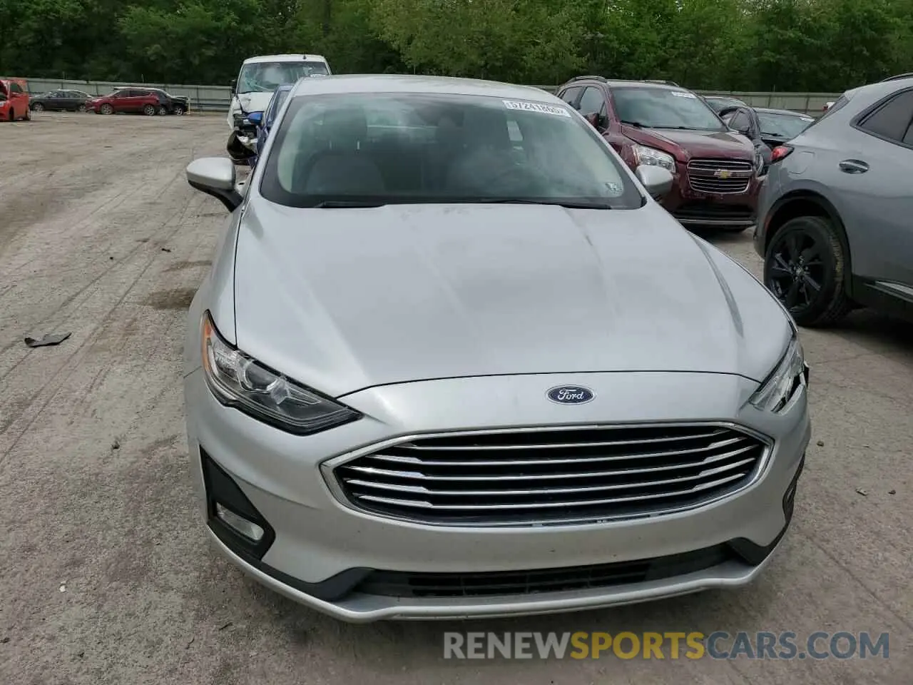 5 fotografías del automóvil dañado 3FA6P0HD9KR239830 FORD FUSION 2019