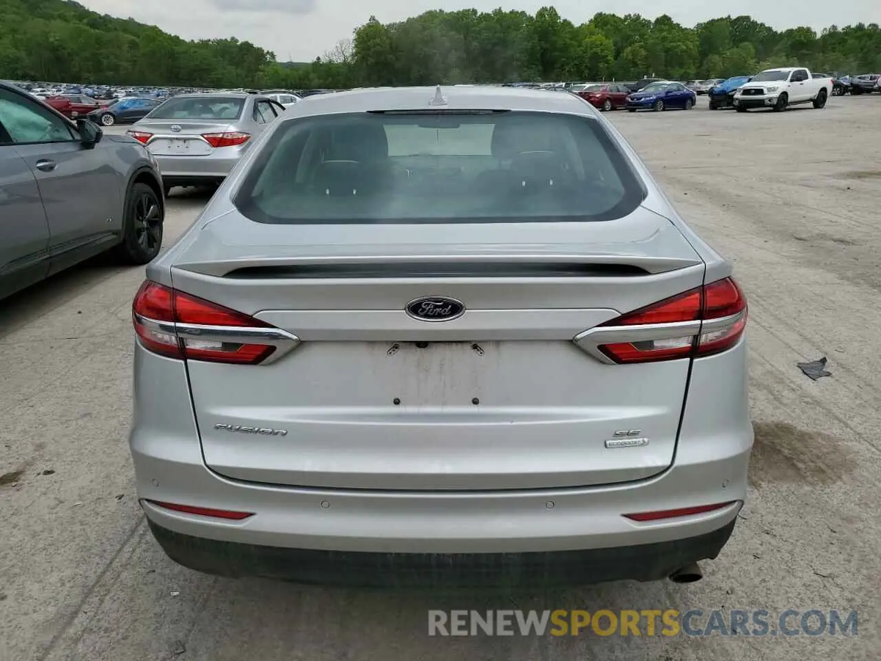 6 fotografías del automóvil dañado 3FA6P0HD9KR239830 FORD FUSION 2019