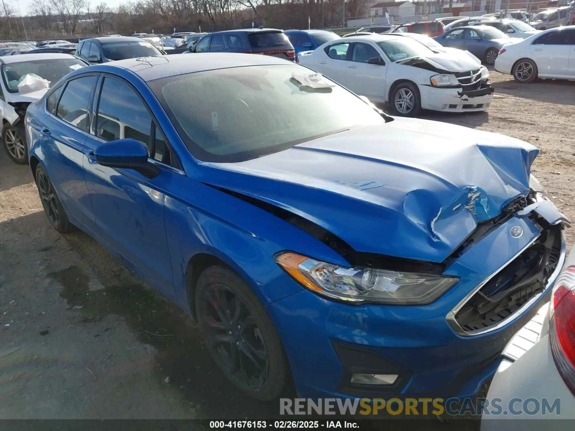 1 fotografías del automóvil dañado 3FA6P0HD9KR246602 FORD FUSION 2019