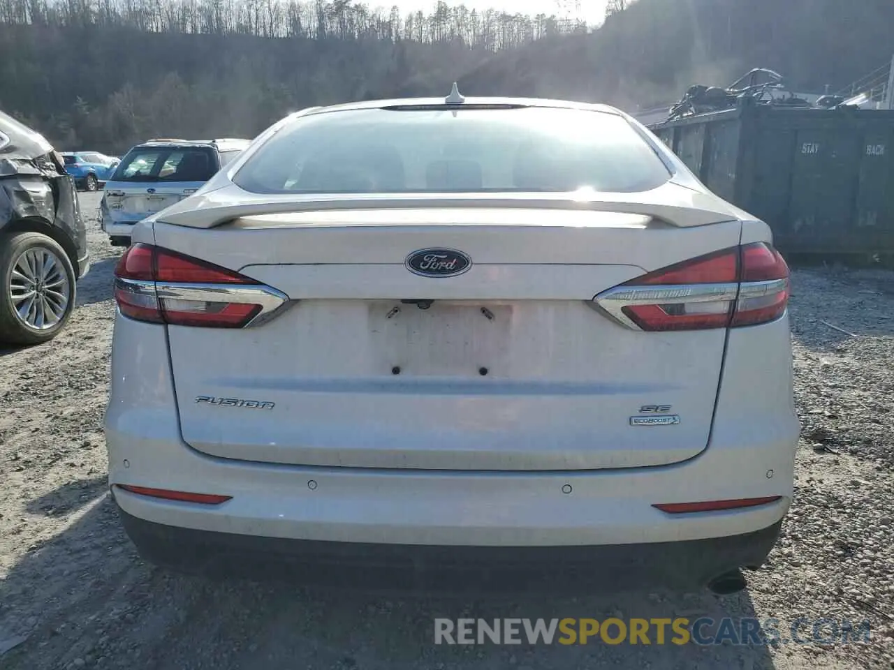 6 fotografías del automóvil dañado 3FA6P0HD9KR282385 FORD FUSION 2019