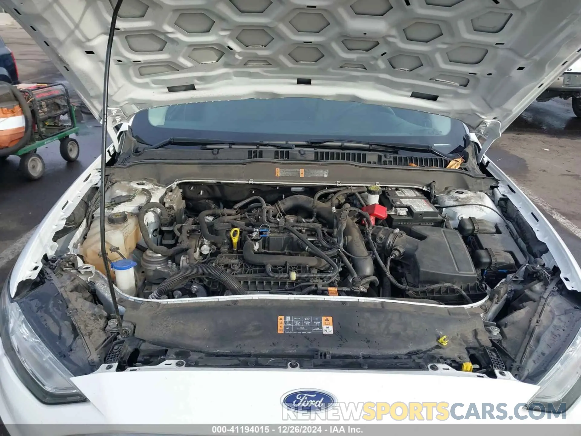 10 fotografías del automóvil dañado 3FA6P0HDXKR134925 FORD FUSION 2019