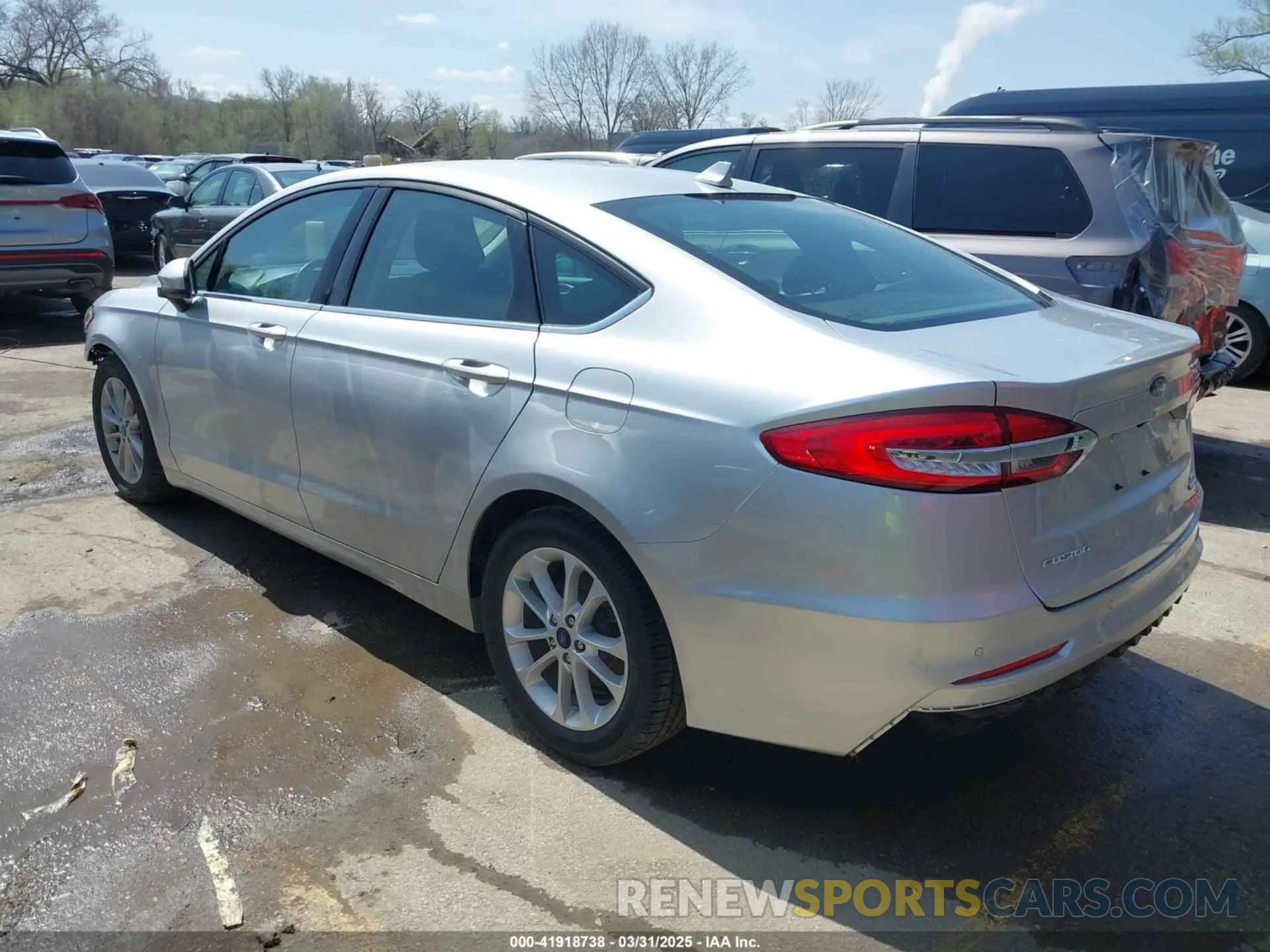 3 fotografías del automóvil dañado 3FA6P0HDXKR275252 FORD FUSION 2019