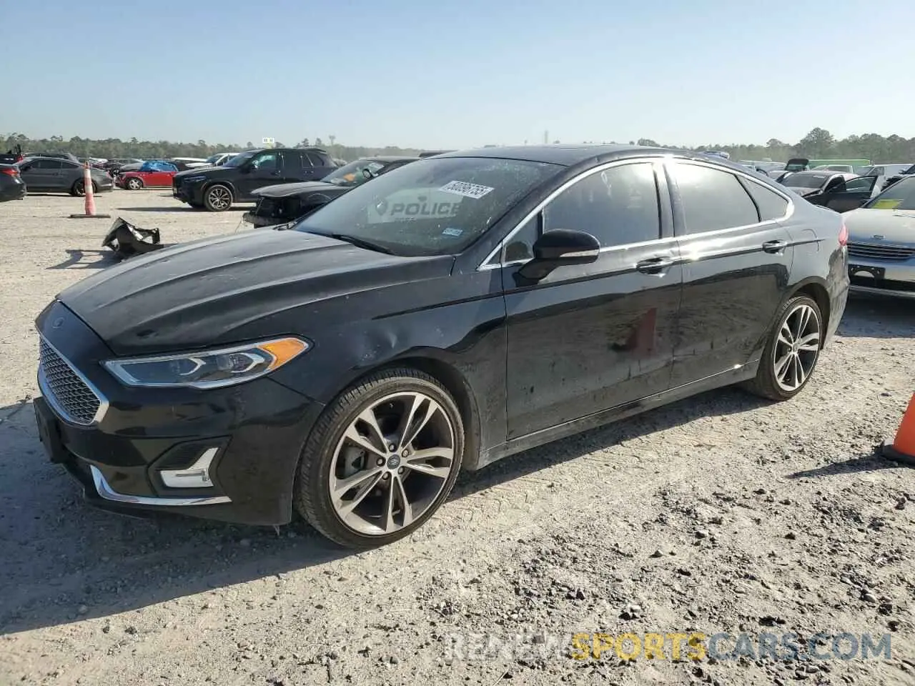 1 fotografías del automóvil dañado 3FA6P0K90KR103140 FORD FUSION 2019
