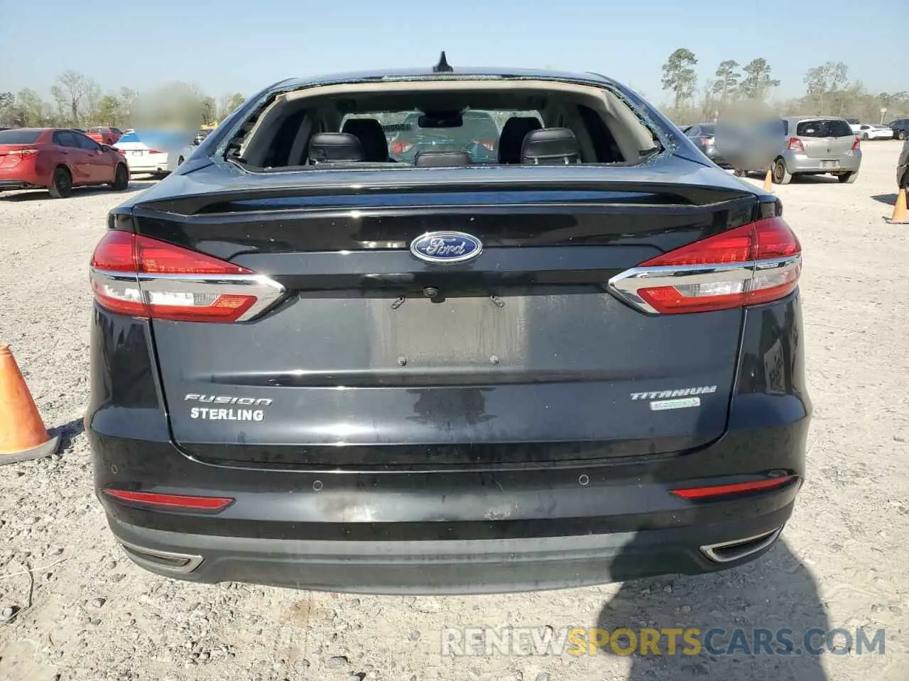 6 fotografías del automóvil dañado 3FA6P0K90KR103140 FORD FUSION 2019