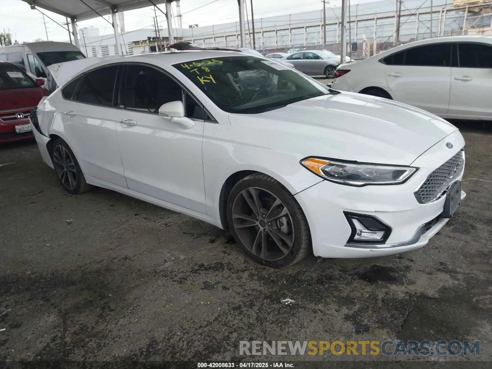 1 fotografías del automóvil dañado 3FA6P0K90KR236674 FORD FUSION 2019
