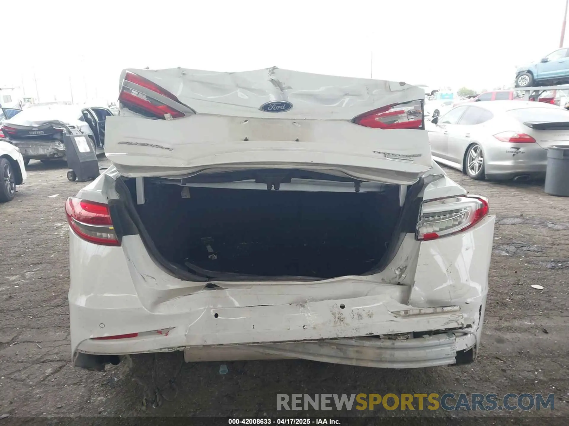 6 fotografías del automóvil dañado 3FA6P0K90KR236674 FORD FUSION 2019