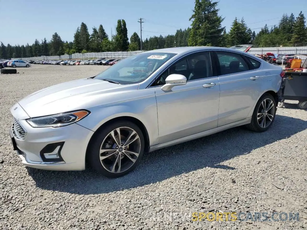 1 fotografías del automóvil dañado 3FA6P0K90KR271280 FORD FUSION 2019