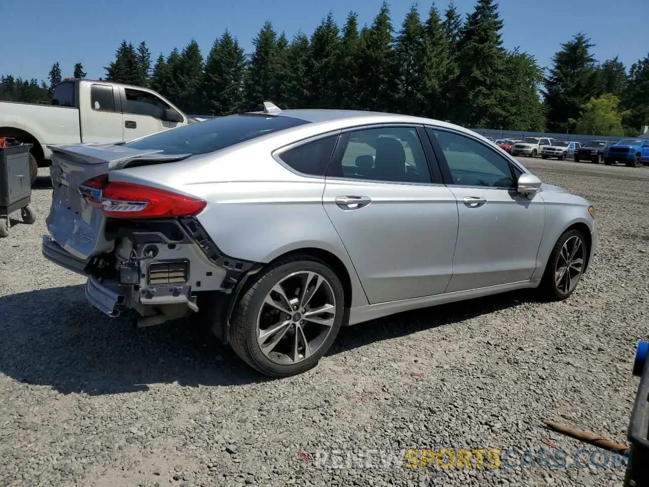 3 fotografías del automóvil dañado 3FA6P0K90KR271280 FORD FUSION 2019