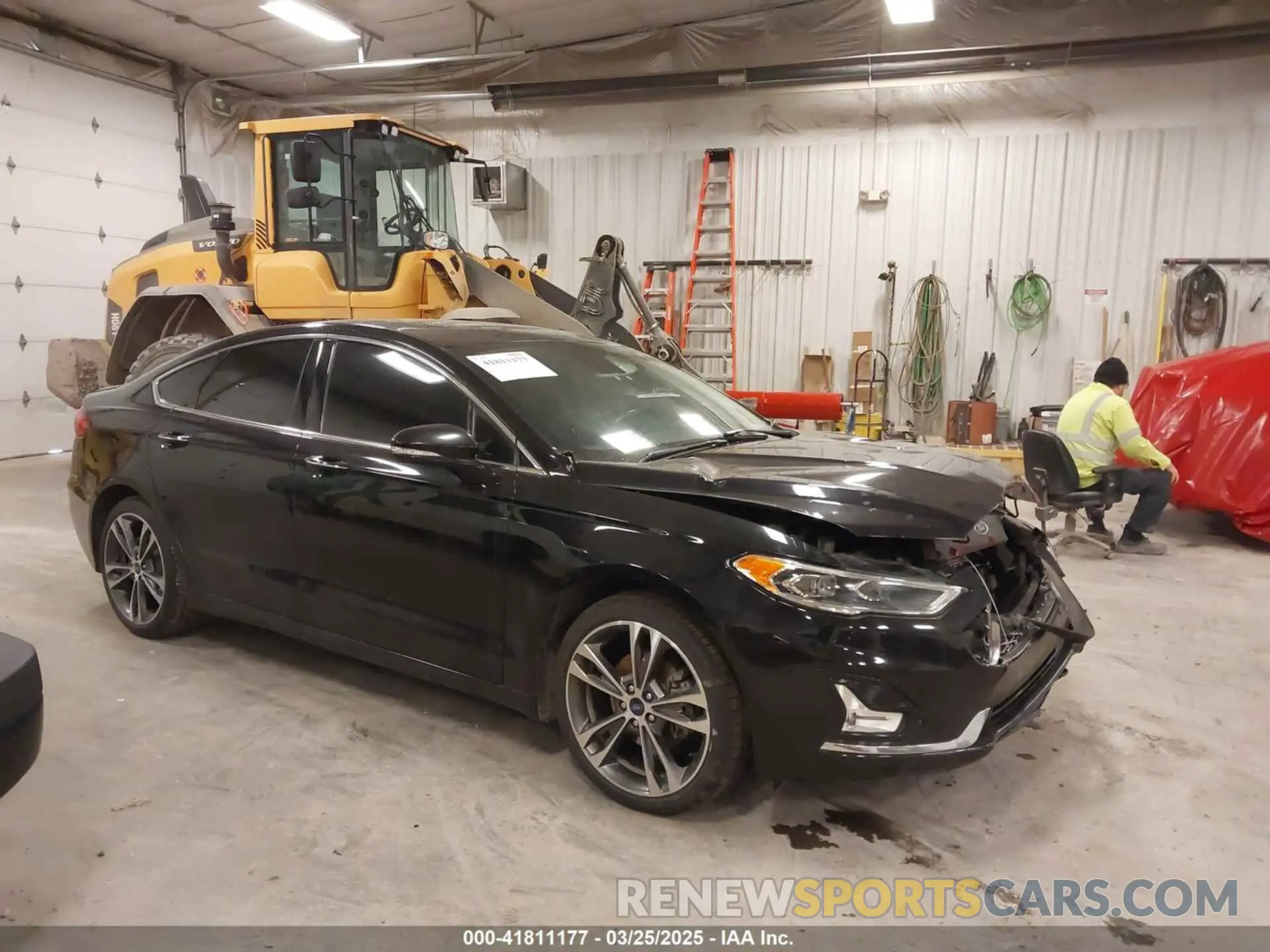 1 fotografías del automóvil dañado 3FA6P0K93KR269569 FORD FUSION 2019