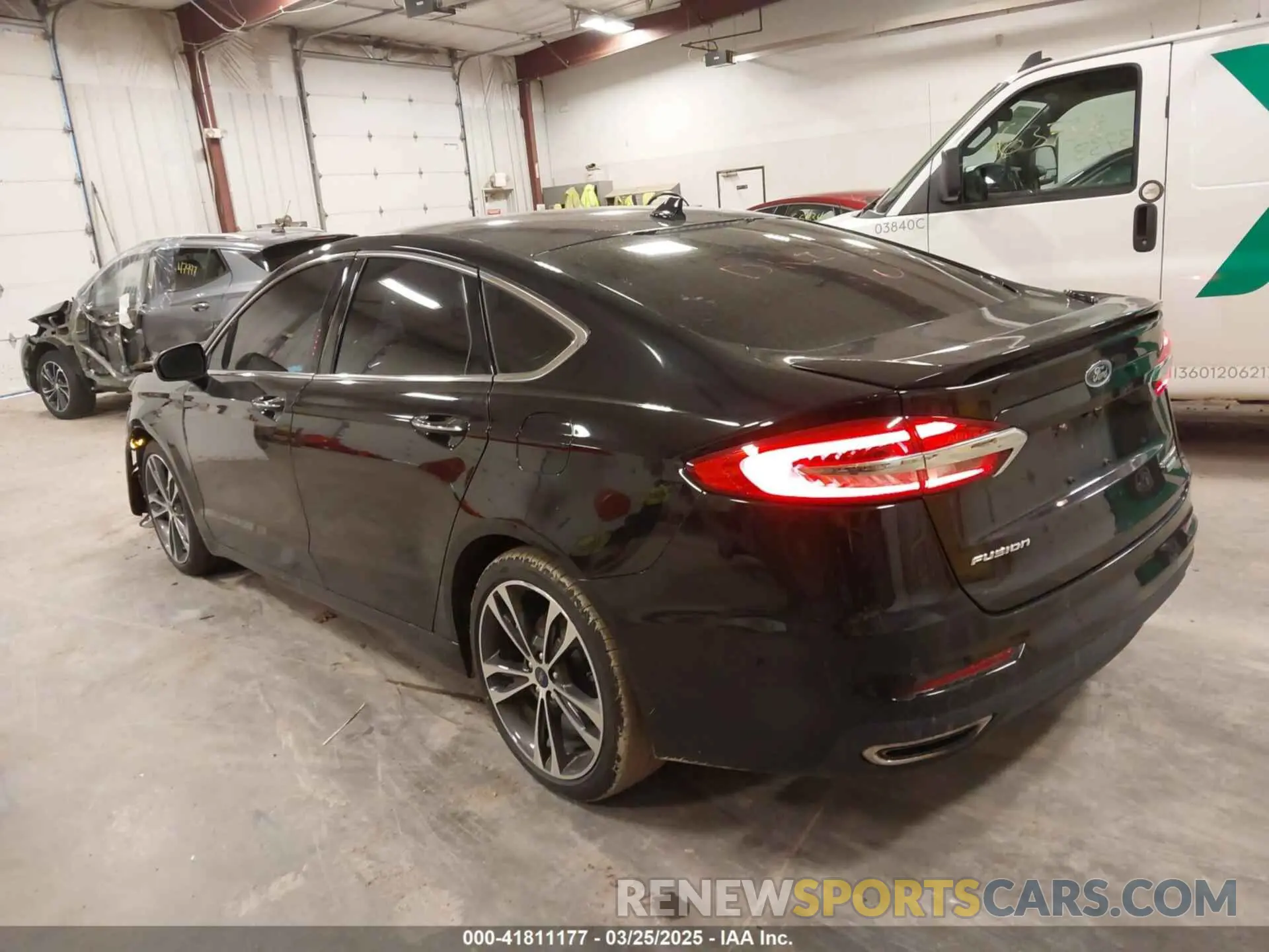 3 fotografías del automóvil dañado 3FA6P0K93KR269569 FORD FUSION 2019