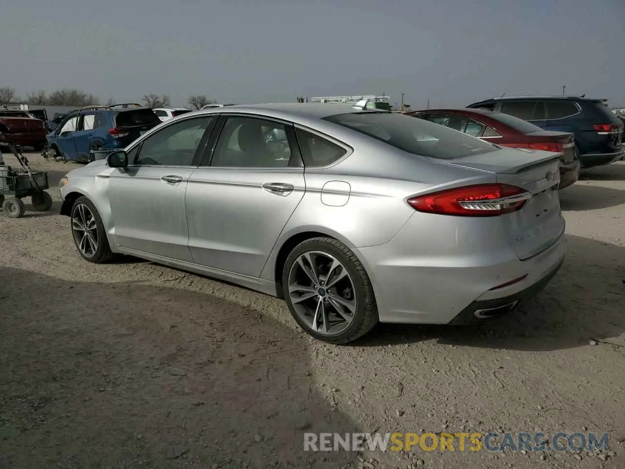 2 fotografías del automóvil dañado 3FA6P0K95KR270710 FORD FUSION 2019