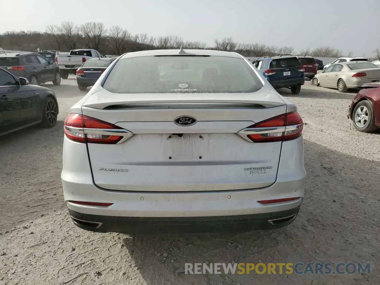 6 fotografías del automóvil dañado 3FA6P0K95KR270710 FORD FUSION 2019