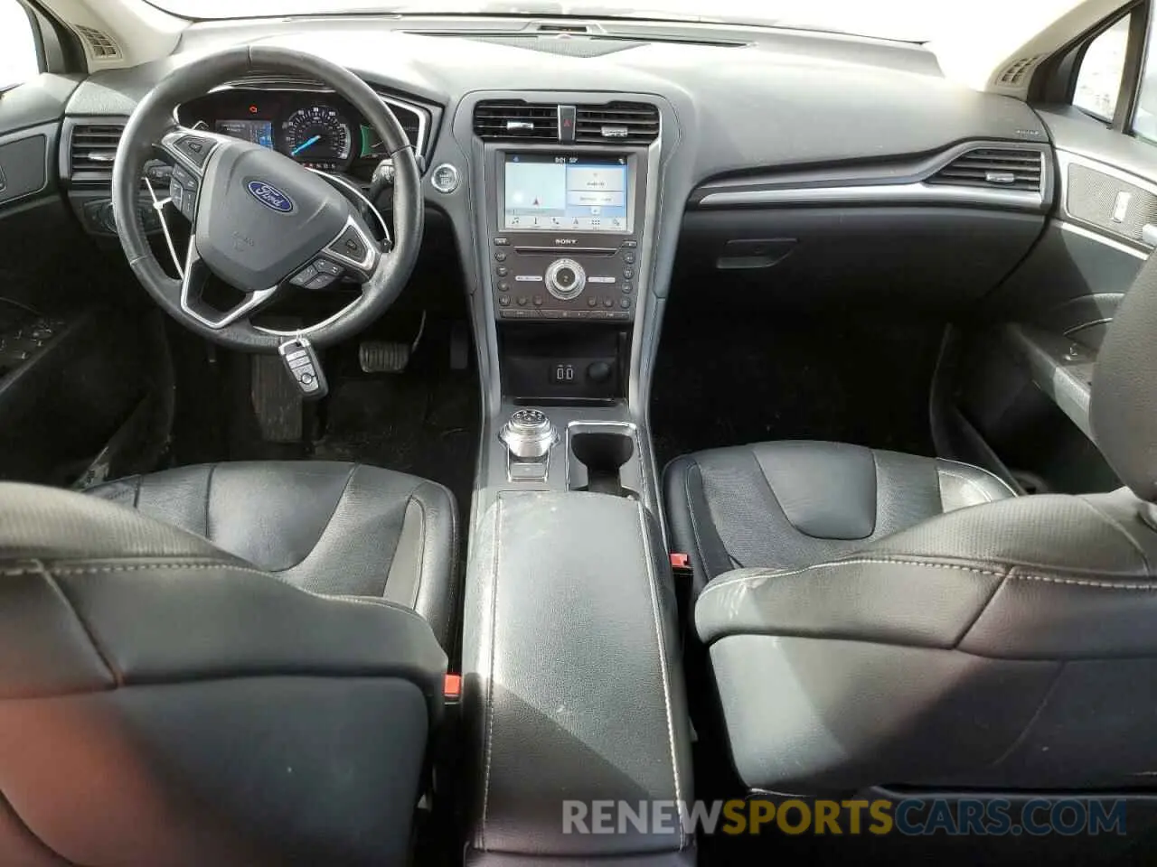 8 fotografías del automóvil dañado 3FA6P0K95KR270710 FORD FUSION 2019