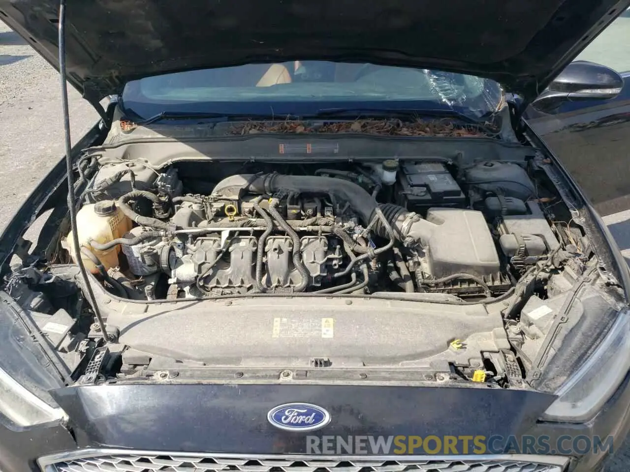 11 fotografías del automóvil dañado 3FA6P0K96KR270554 FORD FUSION 2019