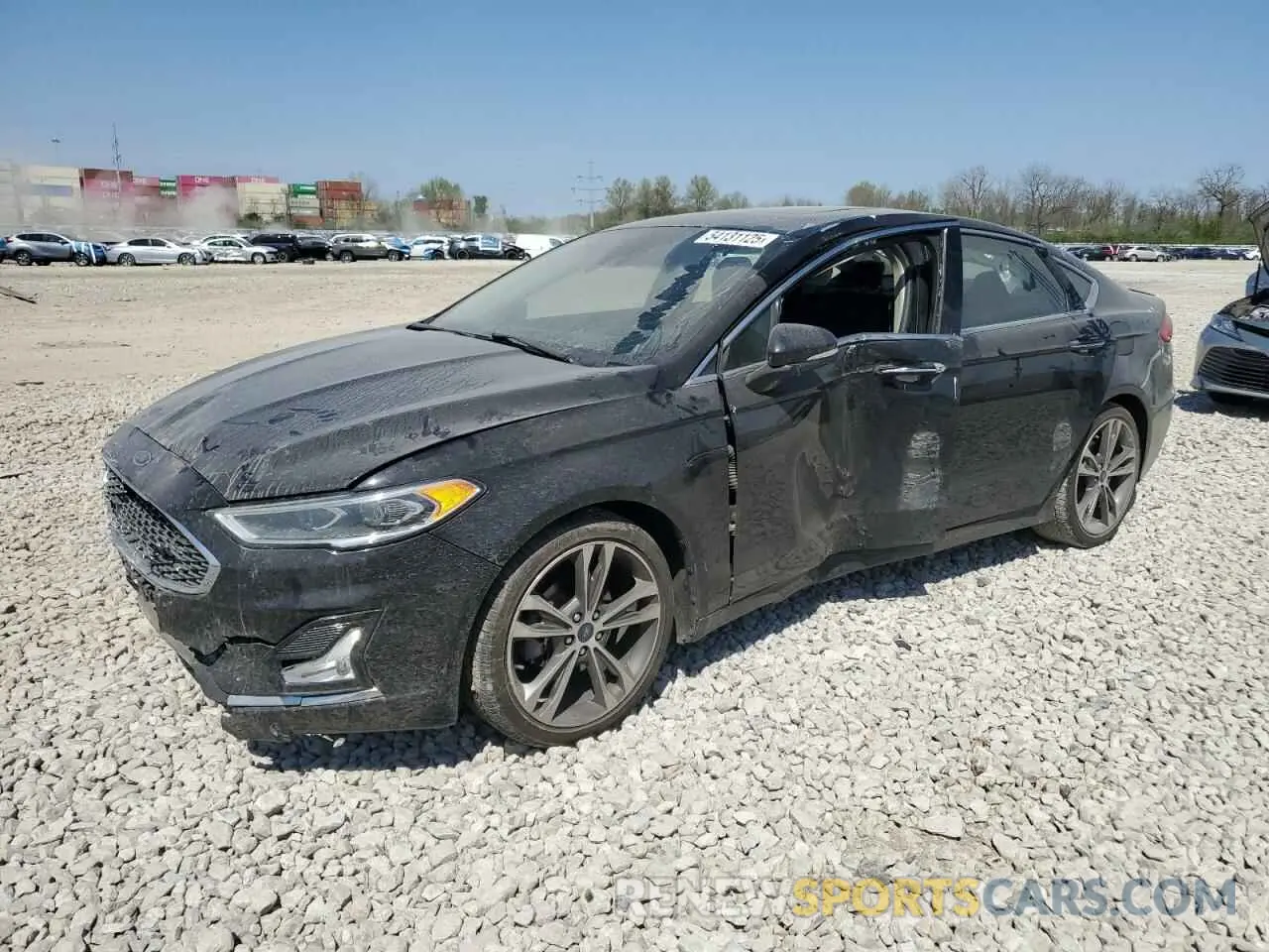 1 fotografías del automóvil dañado 3FA6P0K97KR121781 FORD FUSION 2019