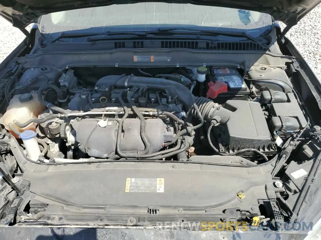 11 fotografías del automóvil dañado 3FA6P0K97KR121781 FORD FUSION 2019