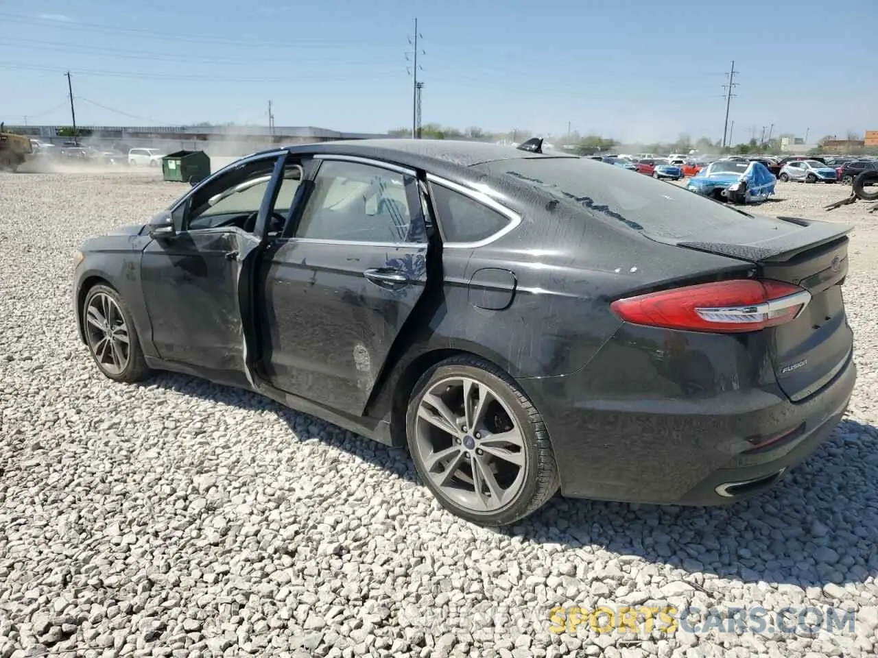 2 fotografías del automóvil dañado 3FA6P0K97KR121781 FORD FUSION 2019