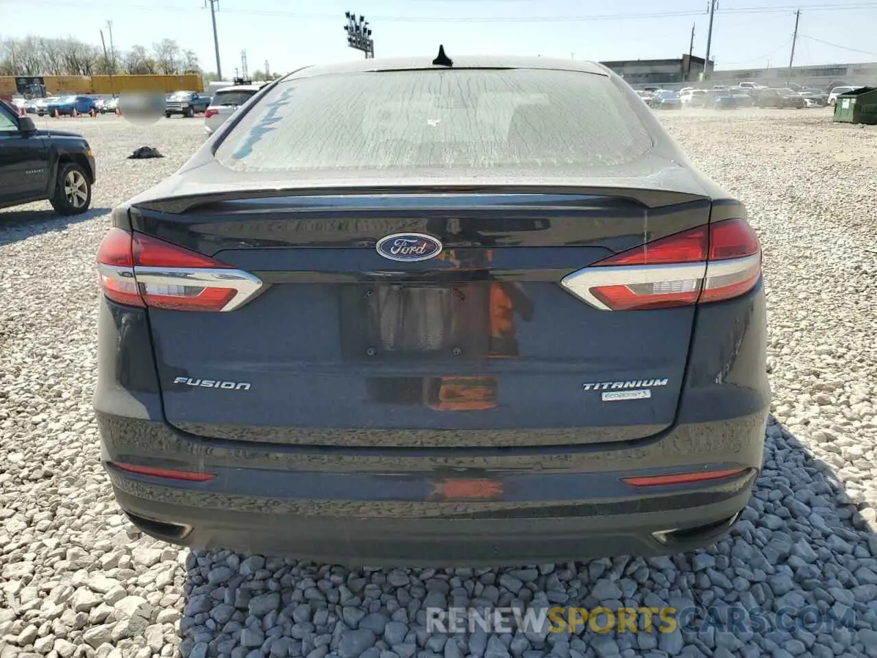 6 fotografías del automóvil dañado 3FA6P0K97KR121781 FORD FUSION 2019