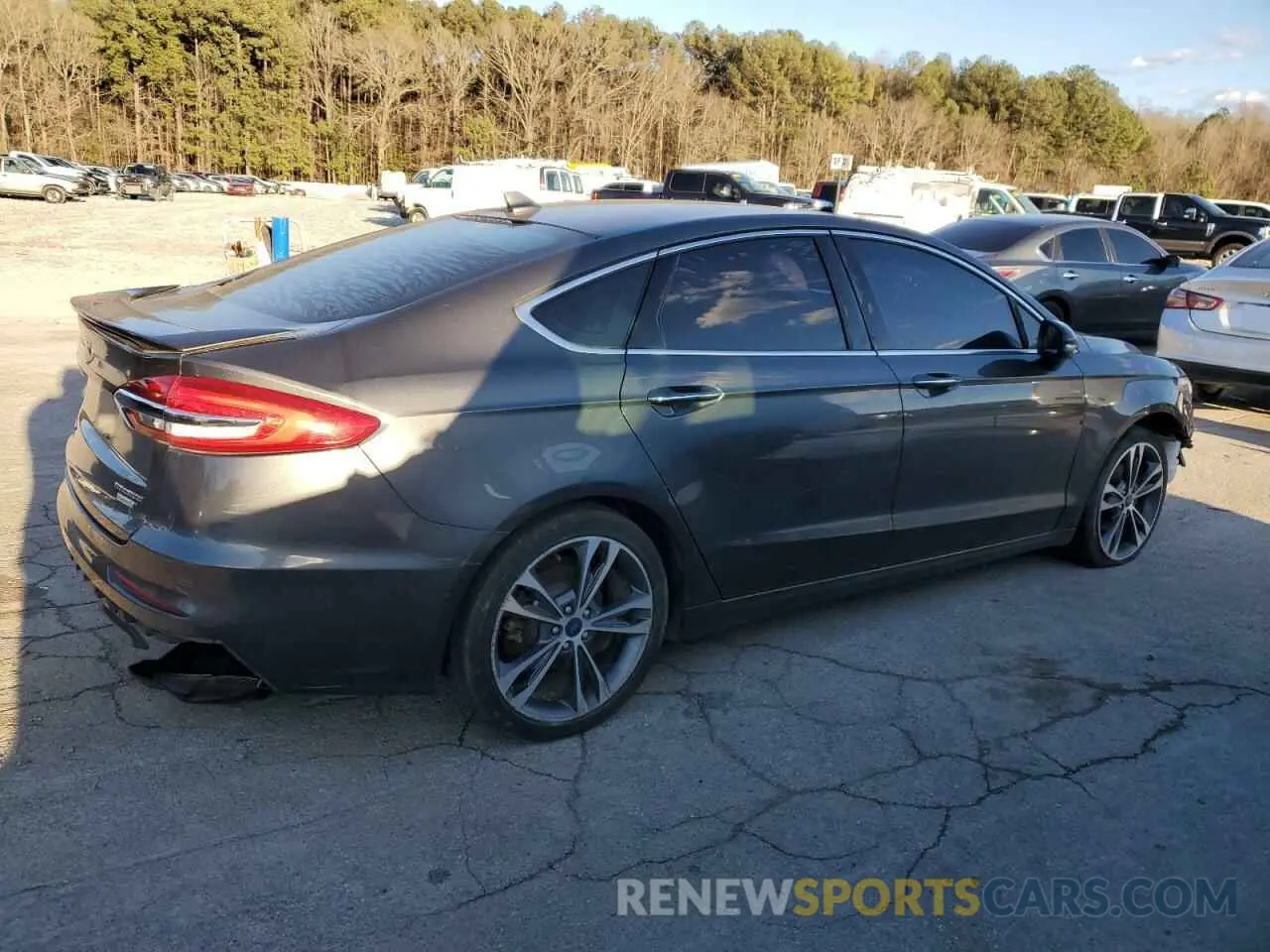 3 fotografías del automóvil dañado 3FA6P0K98KR271219 FORD FUSION 2019