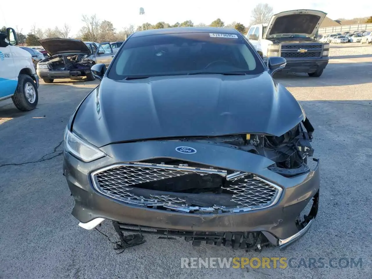 5 fotografías del automóvil dañado 3FA6P0K98KR271219 FORD FUSION 2019